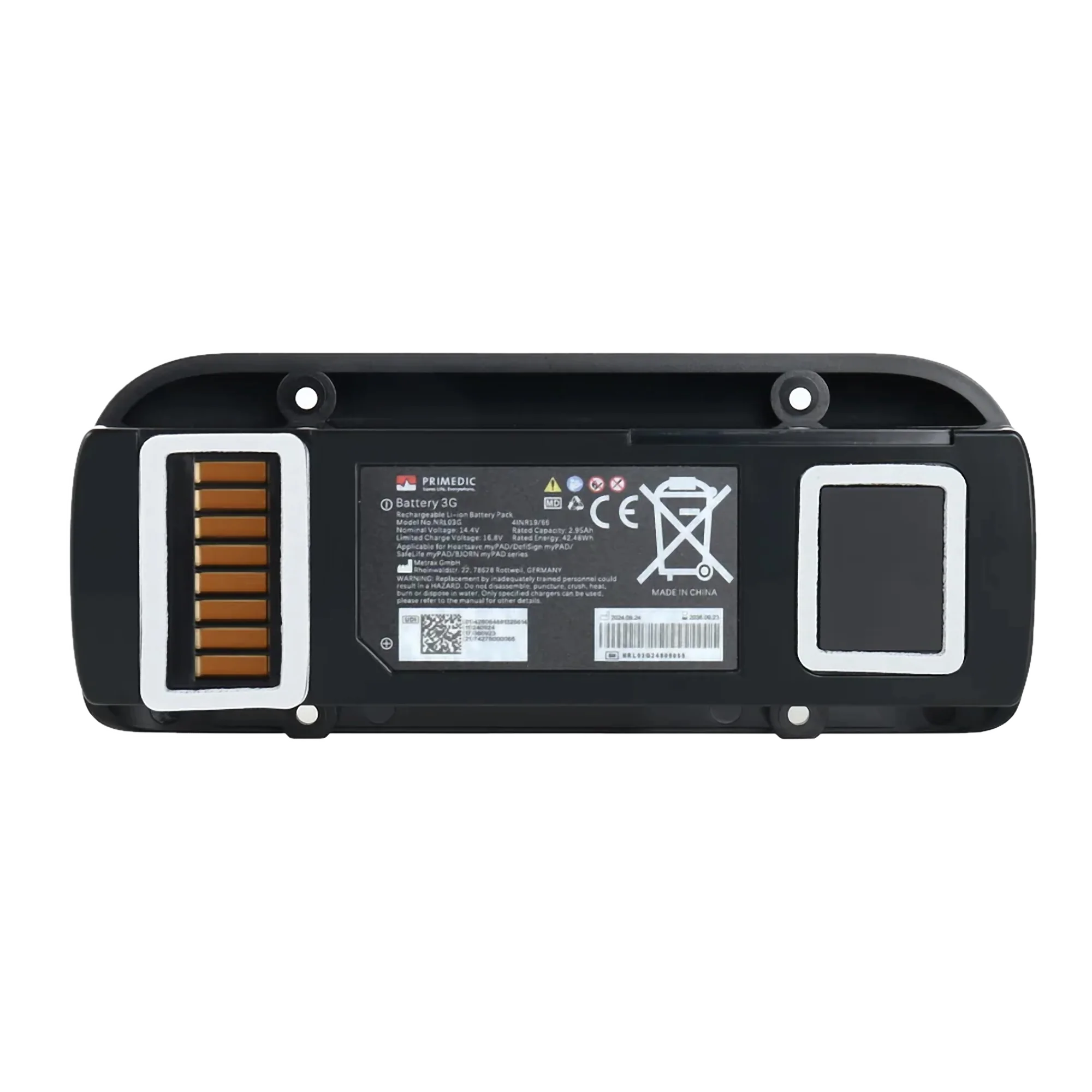 Original myPAD product detail · heartsave-mypad-rechargeable-battery-2000.webp