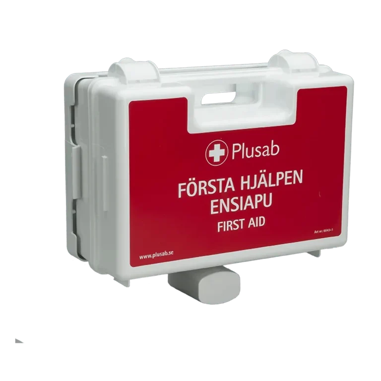Monipuolinen ensiapulaukku päivittäiseen ensiapuvalmiuteen — kattaa haavat, nyrjähdykset ja muut tavalliset vammat.