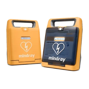 BeneHeart defibrillaattori opastaa elvytyksessä äänellä ja 7" näytöllä. Luotettava AED yrityksiin, kouluihin ja julkisiin