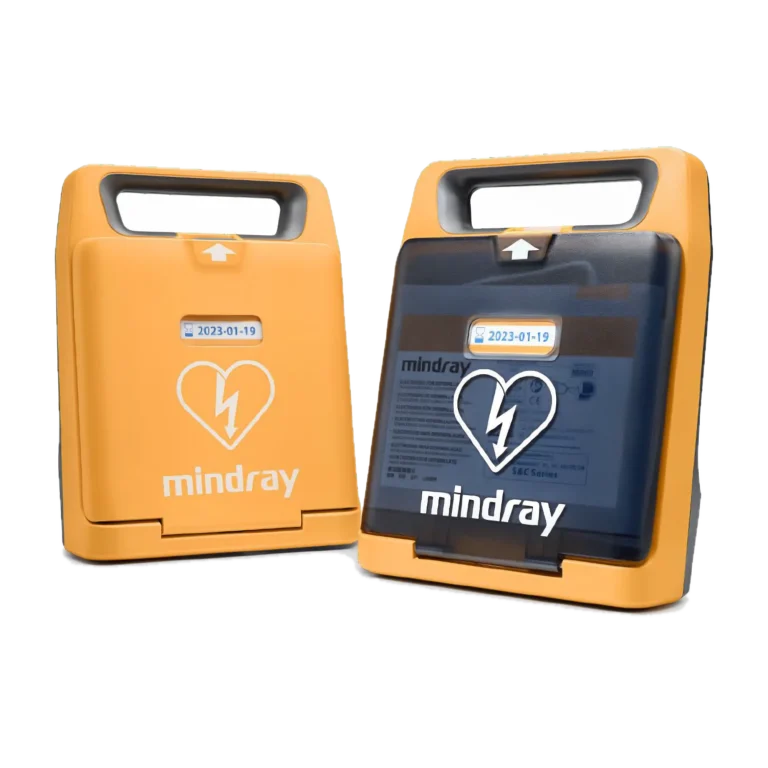 BeneHeart defibrillaattori opastaa elvytyksessä äänellä ja 7" näytöllä. Luotettava AED yrityksiin, kouluihin ja julkisiin